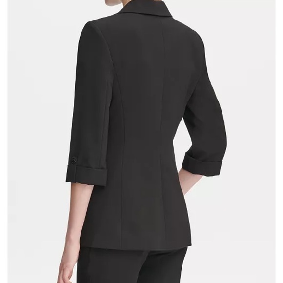Calvin Klein NWT black open faced blazer - Picture 2 of 4